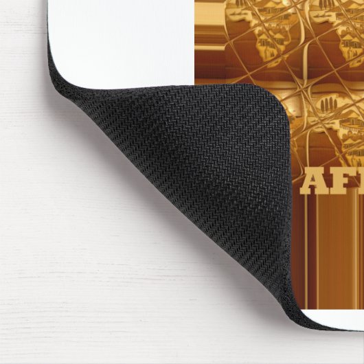 Gouden Hart van Afrika Muismat (Hoek)