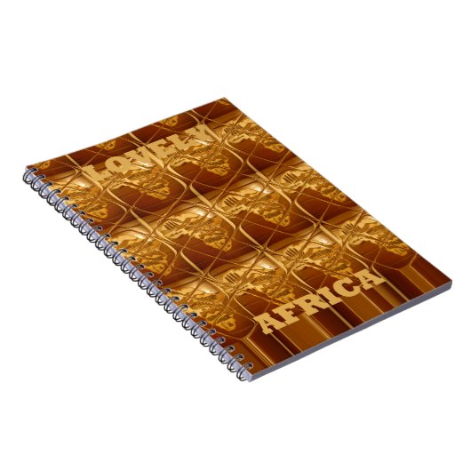 Gouden Hart van Afrika Notitieboek (Rechterzijde)