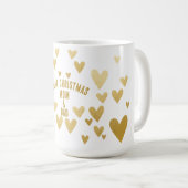 Gouden Hart, Witte Kerst Koffiemok (Voorkant rechts)