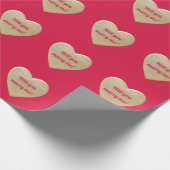 gouden harten cadeaupapier (Hoek)