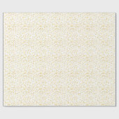 Gouden Harten Confetti Cadeaupapier (Vlak)