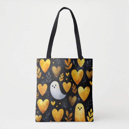 Gouden harten en geesten tote bag (Voorkant)