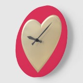 gouden harten grote klok (Hoek)