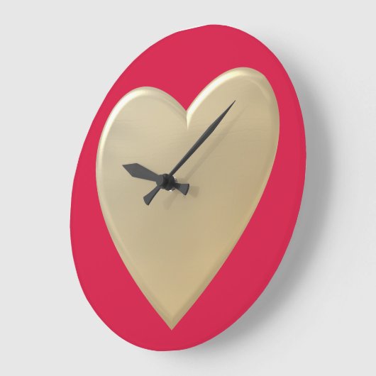 gouden harten grote klok (Hoek)