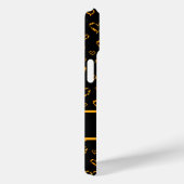 gouden harten + hoes, gekleurd, patroon Case-Mate iPhone case (Achterkant / Rechts)