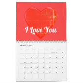 gouden harten kalender (Jan 2027)