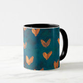 Gouden Harten Ringer Combo Mok (Voorkant rechts)
