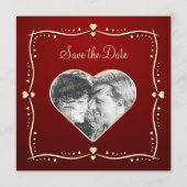 Gouden Harten - Save the date aankondiging (Voorkant)