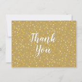 Gouden Harten Script Bedankt (Voorkant)