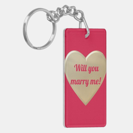 gouden harten sleutelhanger (Voorkant Links)