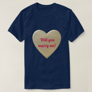gouden harten t-shirt