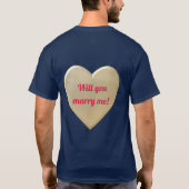 gouden harten t-shirt (Achterkant)