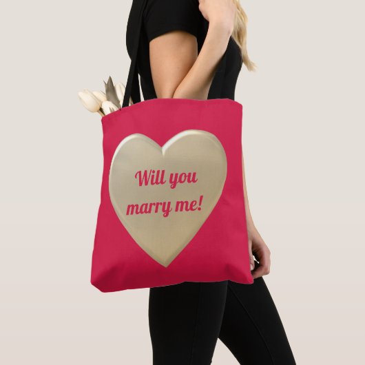 gouden harten tote bag (Dichtbij)