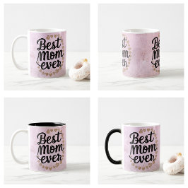 Gouden Harten Trendy Schrift Beste Moeder Ooit Mod Magische Mok