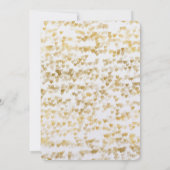 Gouden harten verjaardag kaart (Achterkant)