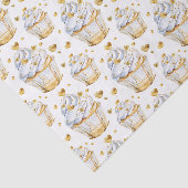 Gouden Hartjes Cupcakes Verjaardag Tissuepapier (Detail)