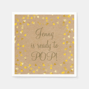 Gouden Hartjes van de Liefde Ze staat op het punt  Servet