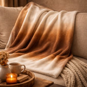 Gouden Hearth Fade Fleece Deken