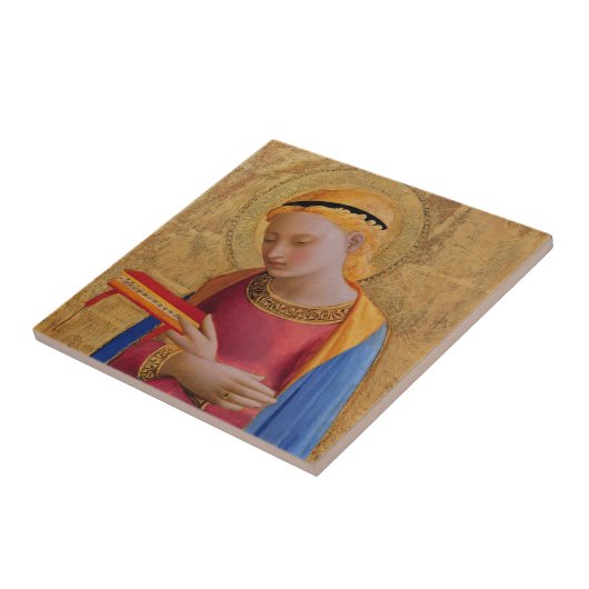 Gouden Heilige Figuur Tegeltje (Zijkant)