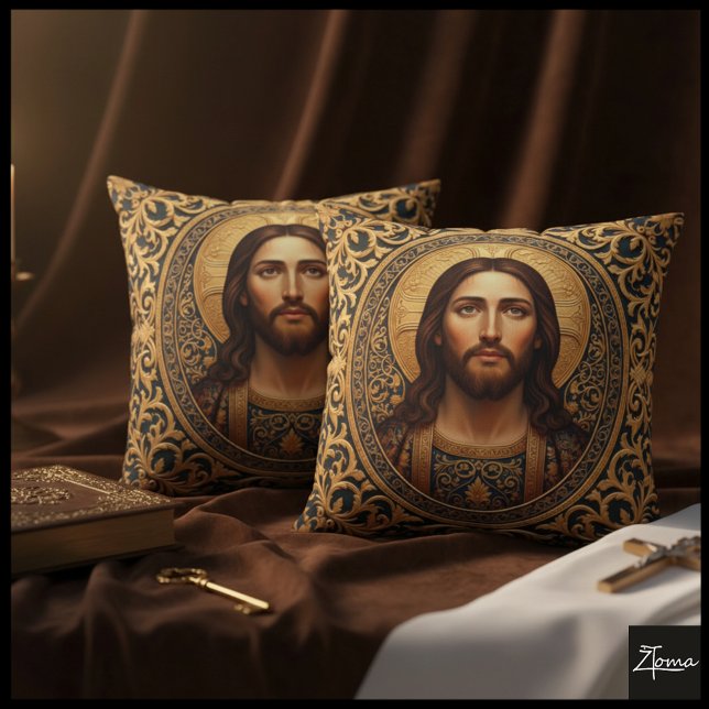 Gouden Heilige Icoon - Jezus Kussen (Creator heeft geüpload)