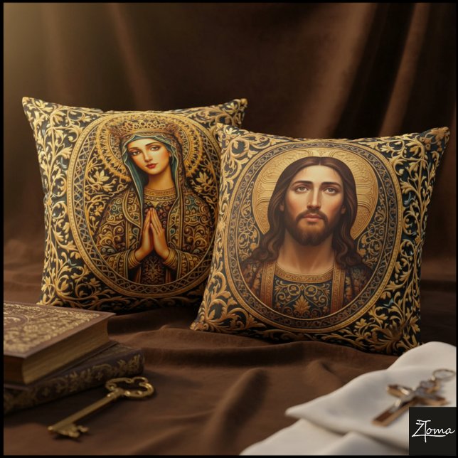 Gouden Heilige Icoon - Jezus Kussen (Creator heeft geüpload)