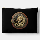 Gouden Heilige Oosterse Draken Medaillon Etui (Voorkant)