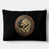 Gouden Heilige Oosterse Draken Medaillon Etui (Achterkant)