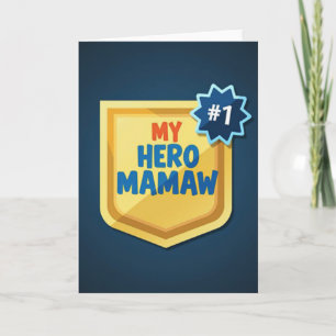 Gouden Held Mamaw Kaart
