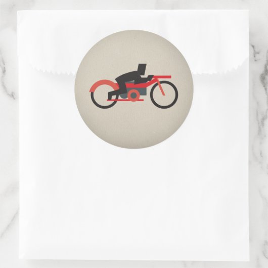 Gouden Helden: Letherhead! Ronde Sticker (Tas)