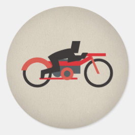 Gouden Helden: Letherhead! Ronde Sticker