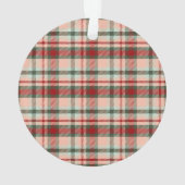 Gouden heldere kerstfeest Modern Ornament (achterkant)