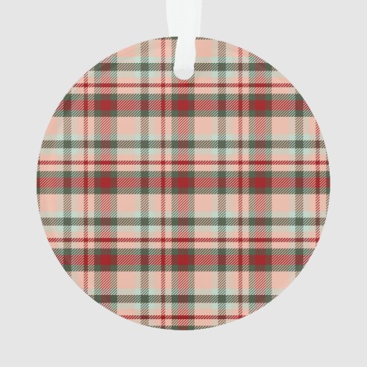 Gouden heldere kerstfeest Modern Ornament (achterkant)