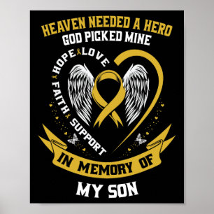 Gouden Hemel Had Een Held Nodig God Kies Mijn Zoon Poster