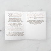 Gouden Hemel, Zonnebloemen & Comfort Gedicht Sympa Kaart (Binnen)