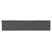 Gouden Hemelse Kerstboom Tafel Runner Korte Tafelloper (Horizontaal)