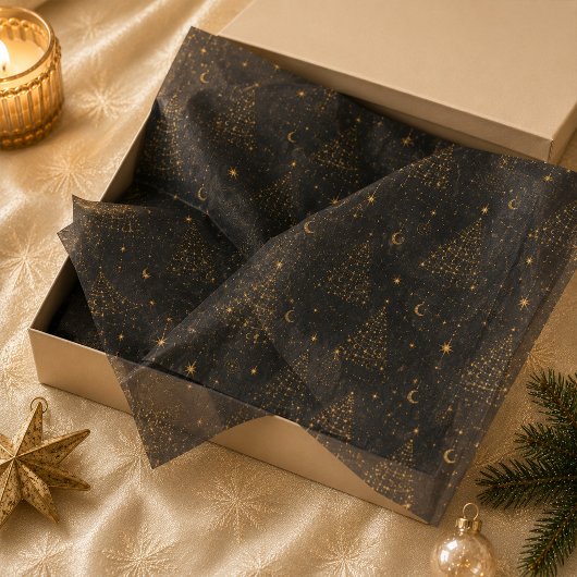 Gouden Hemelse Kerstboom Tissuepapier