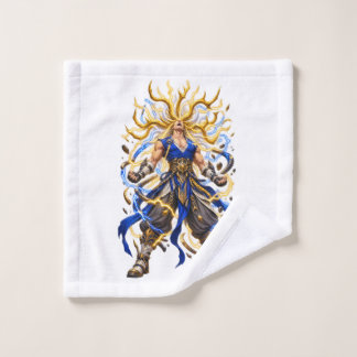 Gouden Hemelse Krijger Fantasy Wasdoek Washandje