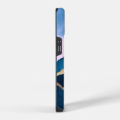 Gouden Hemelse Pieken Waterverf iPhone Hoesje (Rechterkant)