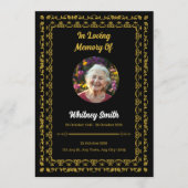 Gouden Herdenkings Uitvaartprogramma Programmakaart (Voorkant)