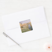 Gouden herfst, 1895 vierkante sticker (Envelop)