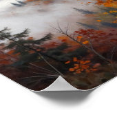 Gouden Herfst Baldakijnen Poster (Hoek)