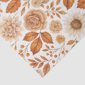 Gouden Herfst Bladeren Decoupage Tissue Papier (Detail)