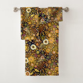 Gouden herfst bloem bad handdoek (Insitu)