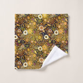 Gouden herfst bloem bad handdoek (Wasdoekje)