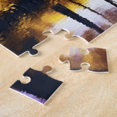 Gouden herfst bos rust legpuzzel (Zijkant)