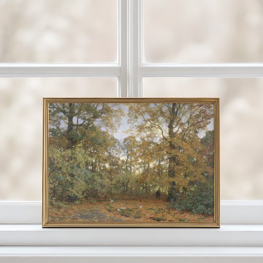 Gouden Herfst Bosdak Poster