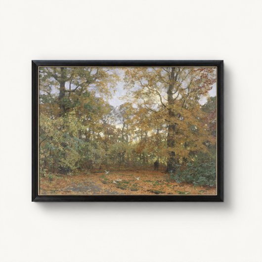 Gouden Herfst Bosdak Poster