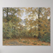 Gouden Herfst Bosdak Poster (Voorkant)