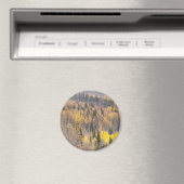 Gouden herfst boslandschap magneet (Insitu (Vaatwasser))