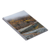 Gouden herfst boslandschap notitieboek (Rechterzijde)